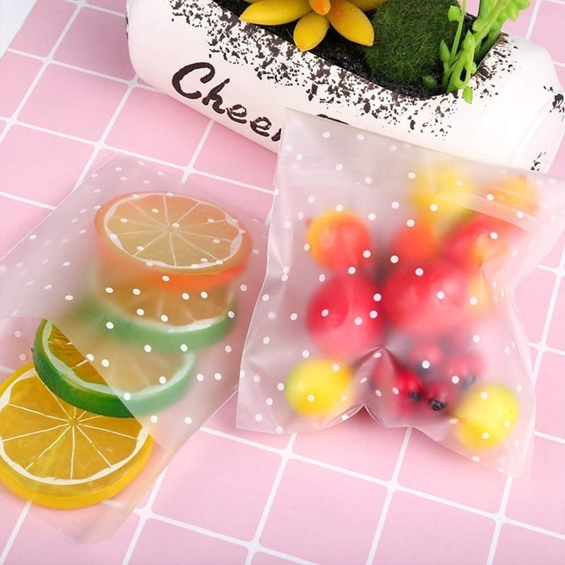 Searik Self Adhesive Cookie Cellophane Treat Bags with Seal 4x4 Inches, 4 Mils Self Sealing Resealable Plastic Packaging Bags with Thank You Labels for Gift Giving Party Favor Bakery Candy Chocolate 100 Pcs - Image 4